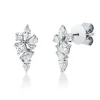 Ohrstecker aus 750 Gold Weißgold 14 Diamanten 0,71ct TW-SI 12,7x6,3mm
