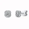 Ohrstecker aus 750 Gold Weißgold 36 Diamanten 0,38ct TW-SI 7,5x7,5mm