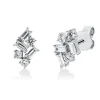 Ohrstecker aus 585 Gold Weißgold 12 Diamanten 2,77ct W-SI 10,6x6,6mm