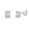 Ohrstecker aus 750 Gold Weißgold 18 Diamanten 0,54ct 6,7x5,1mm