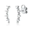 Ohrstecker aus 585 Gold Weißgold 16 Diamanten 0,84ct 18,1x2,6mm