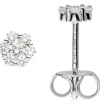 Ohrstecker aus 585 Gold Weißgold mit 14 Diamanten Brillanten 0,28 Ct