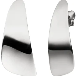 Ohrstecker aus 925 Silber 30,5x13,6mm glänzend schlicht Ohrschmuck Ohrringe