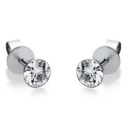 Ohrstecker Ohrringe aus 950 Platin mit 2 Diamanten Brillanten 1,00 Ct. Zarge