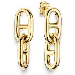 Paar Ohrhänger Steg-Anker Ohrringe 33x10,5mm aus 585 Gold Gelbgold beweglich