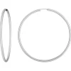 Paar Ohrringe Creolen rund groß Ohrschmuck aus 925 Silber 60x2,5mm