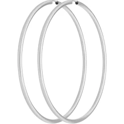 Paar Ohrringe Creolen rund groß XL Ohrschmuck aus 925 Silber 70x2,5mm