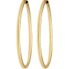 Paar Ohrringe Creolen rund schlicht Ohrschmuck aus 585 Gold Gelbgold 48x2,5mm