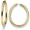 Paar Ohrringe Creolen 48x37mm aus 585 Gold Gelbgold glänzend Ohrschmuck