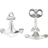 Paar Ohrstecker Anker Schiffsanker aus 925 Silber, Kinder Ohrringe Ohrschmuck