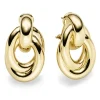 Paar Ohrstecker aus 585 Gold Gelbgold mit Omega-Verschluss Ohrringe Ohrschmuck