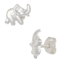 Paar Ohrstecker Stecker Elefant Elefantchen 925 Silber, Kinder