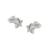 Paar Ohrstecker Stecker Ohrschmuck Sterne Sternchen mit 5 Spitzen, 925 Silber