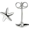 Paar Ohrstecker Stern Seestern aus 925 Silber Ohrringe Ohrschmuck Kinder
