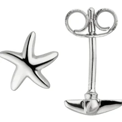 Paar Ohrstecker Stern Seestern aus 925 Silber Ohrringe Ohrschmuck Kinder