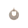 Pavé Anhänger aus 750 Rotgold 71 Brillanten 0,82ct TW-VSI 17,8x16,3mm mit Öse