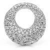 Pavé Anhänger aus 750 Weißgold 94 Brillanten 1,27ct TW-VSI 17,9x17,6mm
