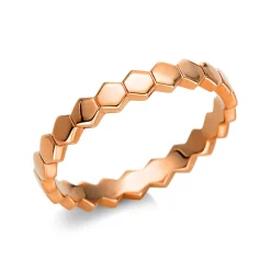 Ring aus 750 Gold Rotgold B:3mm