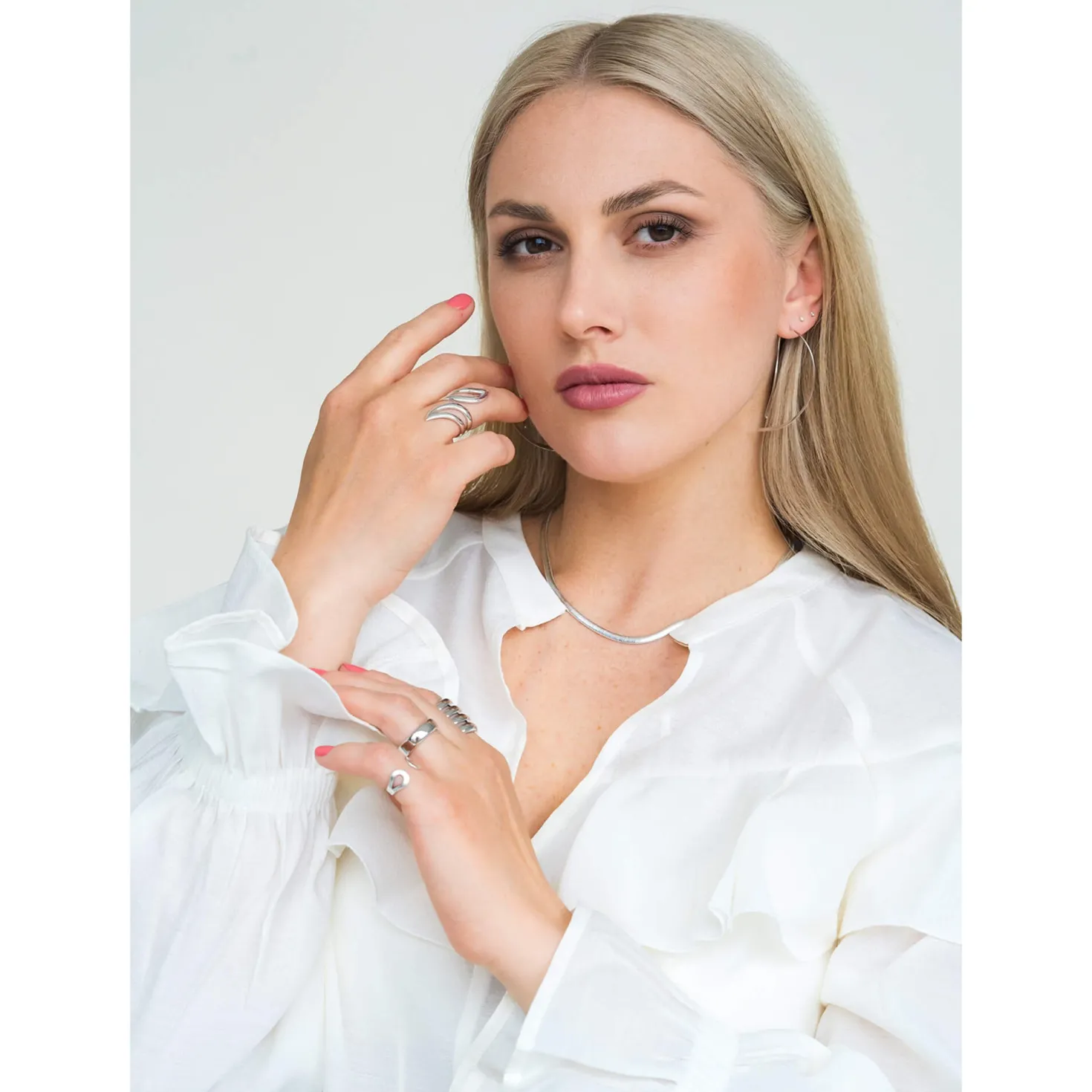 Ring aus 925 Silber, Designerring, Silberring für Damen