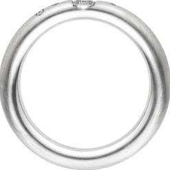 Ring mit 4 Diamanten 0.2Ct schlicht elegant 950 Platin Platinring