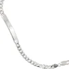 Schildband Panzer-Armband Armschmuck Armkette aus 925 Silber 21cm Unisex