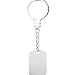 Schlüsselanhänger Anhänger mit Gravurplatte Gravurschild mit Kette 925 Silber