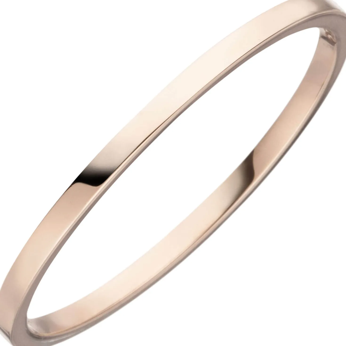 Schmaler Ring aus 333 Gold Rotgold B: 1,2mm flach glänzend schlicht