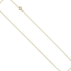 Schmuck-Set aus 333 Gold Gelbgold mit Zirkonia Ohrstecker Anhänger Kette 45cm