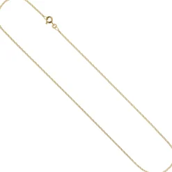 Schmuck-Set aus 333 Gold Gelbgold mit Zirkonia Ohrstecker Anhänger Kette 42cm