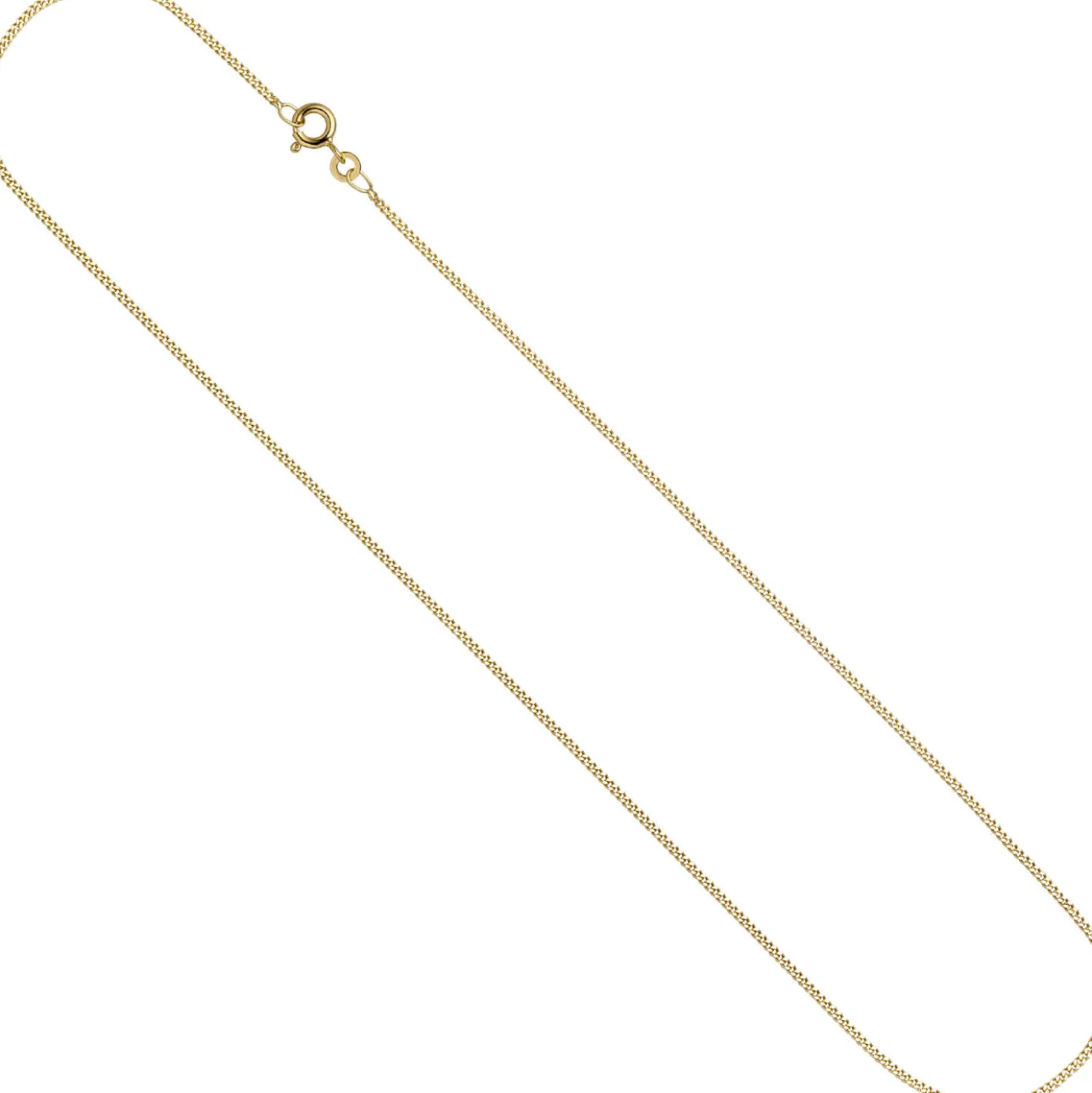Schmuck-Set aus 333 Gold Gelbgold mit Zirkonia Ohrstecker Anhänger Kette 42cm