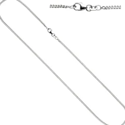 Schmuck-Set, Glaube Liebe Hoffnung 1,7mm Panzerkette 925 Silber Halsschmuck 42cm