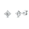 Solitaire Ohrstecker aus 750 Weißgold 2 Brillanten 0,51ct TW-SI 5,6x5,6mm