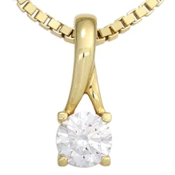 Solitär Anhänger 6x16,6mm mit Zirkonia weiß 333 Gold Gelbgold Halsschmuck Damen