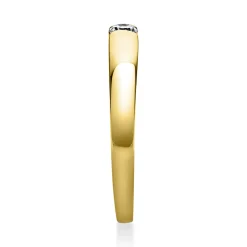 Solitär Ring Damenring aus 750 Gold Gelbgold mit Diamant Brillant 0,10 Ct.