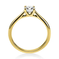 Solitär Ring Damenring aus 585 Gold Gelbgold mit Diamant Brillant 0,50 Ct.