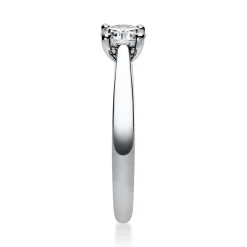 Solitär Ring Damenring aus 750 Gold Weißgold mit Diamant Brillant 0,50 Ct.