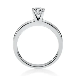 Solitär Ring Damenring aus 585 Gold Weißgold mit Diamant Brillant 0,50 Ct.