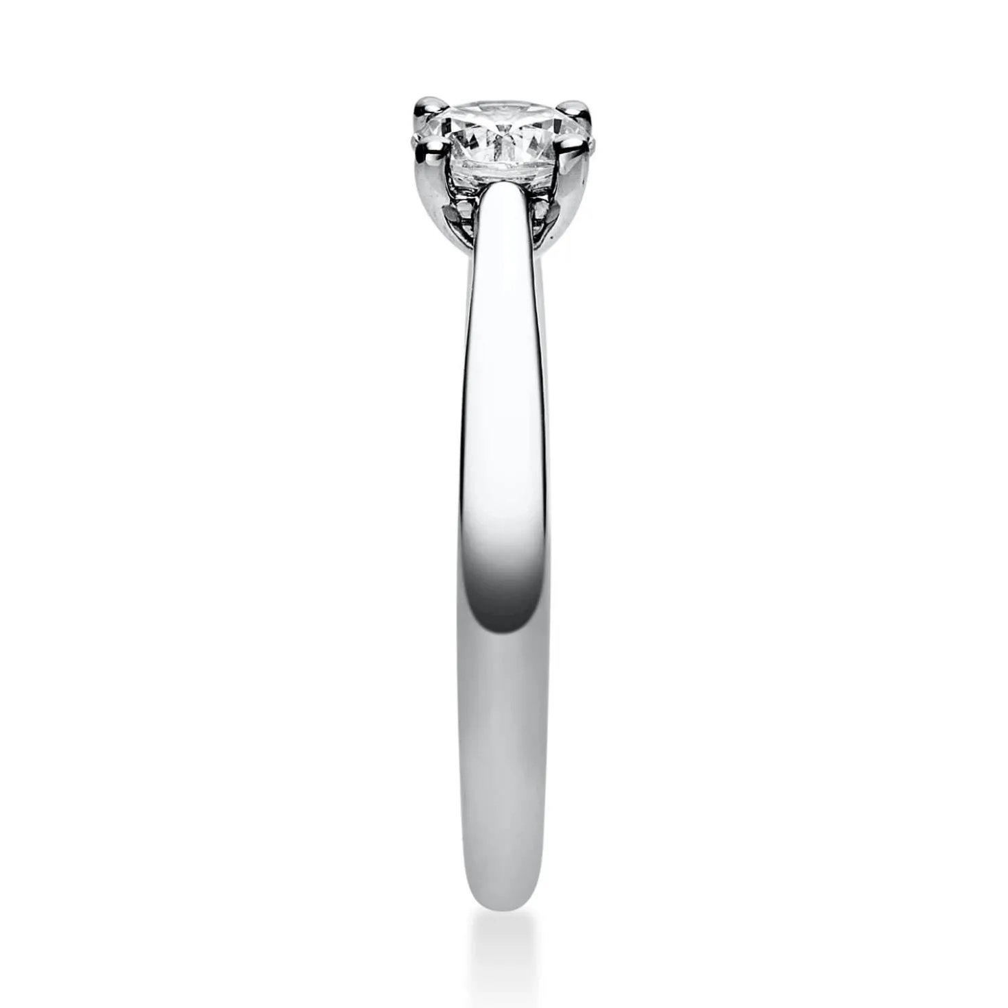 Solitär Ring Damenring aus 585 Gold Weißgold mit Diamant Brillant 0,50 Ct.