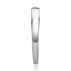 Solitär Ring Damenring aus 950 Platin mit Diamant Brillant 0,10 Ct.