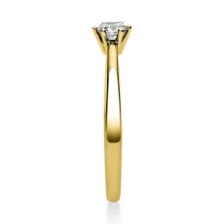 Solitär Ring Damenring 585 Gold Gelbgold Diamant Brillant 0,20 Ct. 6er-Krappe