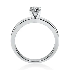 Solitär Ring Damenring 585 Gold Weißgold Diamant Brillant 0,40 Ct. 4er-Krappe