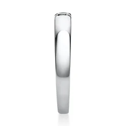 Solitär Ring Spannring aus 950 Platin mit Diamant Brillant 0,15 Ct.