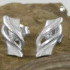 Stecker Ohrstecker Ohrschmuck mit Zirkonia, echtes 925 Silber, Damen