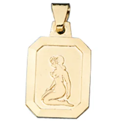Sternzeichen Jungfrau - Goldanhänger Anhänger 9,2x14,7mm 333 Gold Unisex