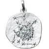 Sternzeichen Löwe - Anhänger 19,3x22,5mm aus 925 Echt Silber Halsschmuck
