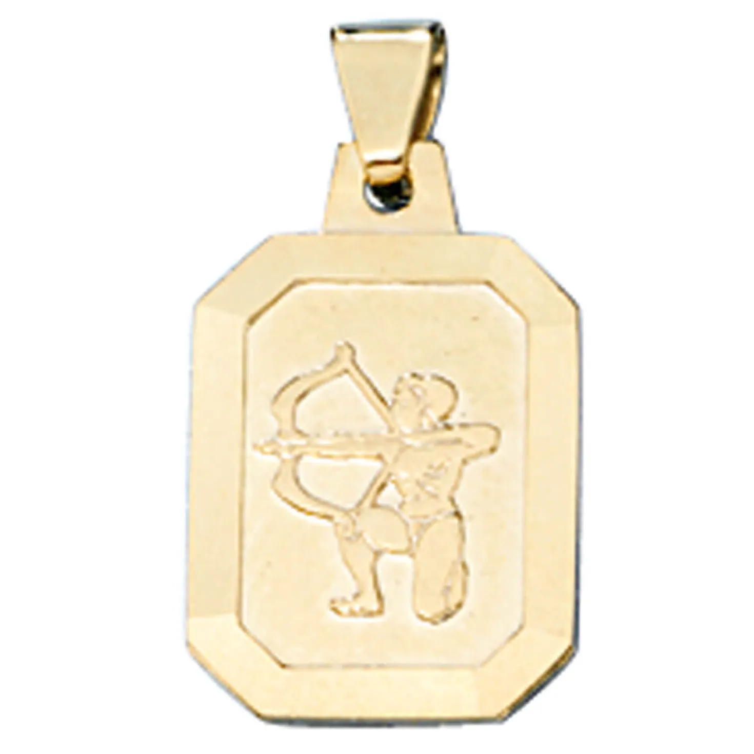 Sternzeichen Schütze - Goldanhänger Anhänger 9,2x14,7mm 333 Gold Unisex