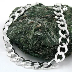 Weitpanzer Armschmuck Armband Armkette aus 925 Silber L: 21cm
